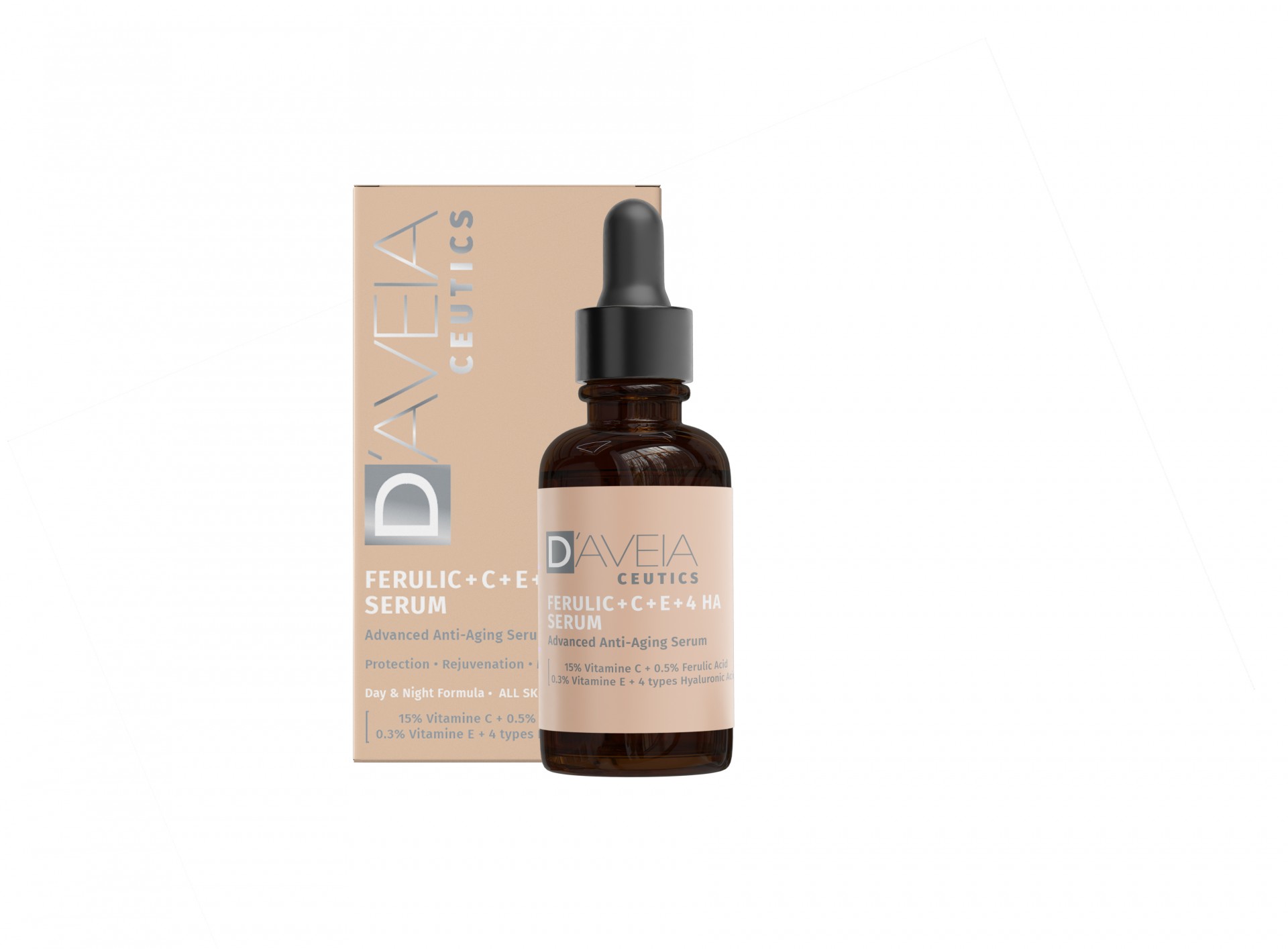 D'AVEIA Ceutics Ferulic + C + E + 4HA