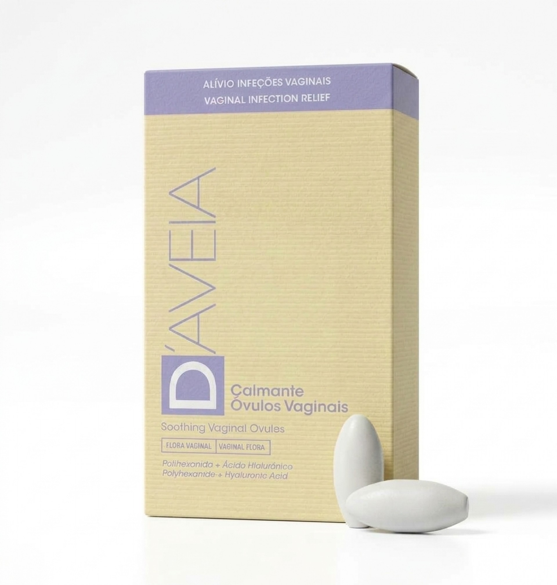 D'AVEIA Calmante Óvulos Vaginais