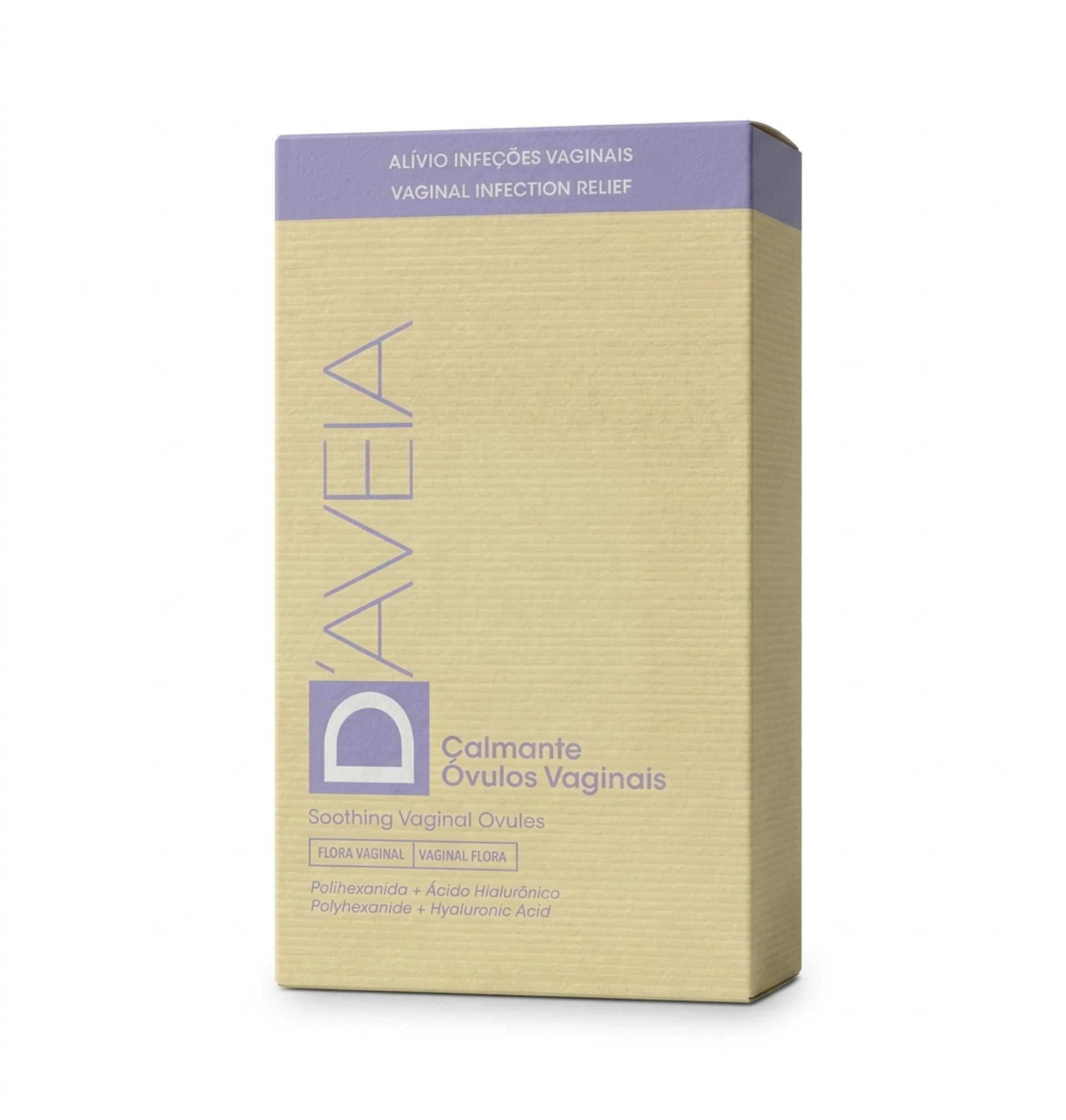 D'AVEIA Calmante Óvulos Vaginais